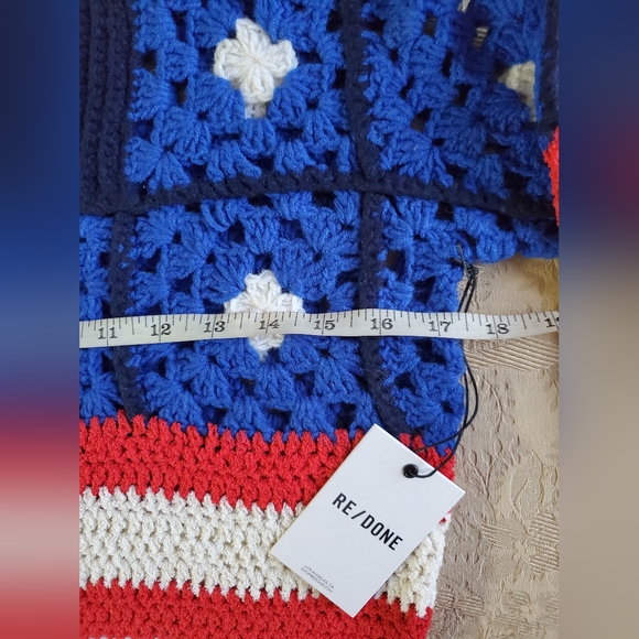 Re/Done Americana Crochet Top - Picture 4 of 10